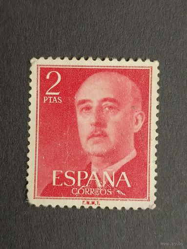 Испания 1955. Стандартный выпуск. Генерал Франко.