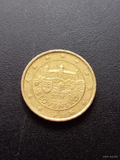 Словакия 10 евроцентов 2009 г.