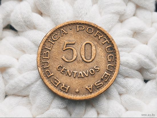 Ангола (Португальская колония). 50 сентаво 1954. Торг.