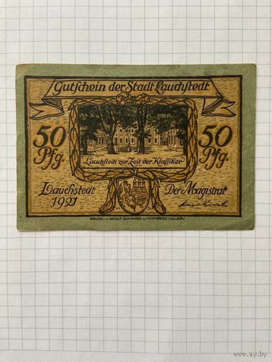 50 пфенигов (нотгельды) г. Германия.-2912