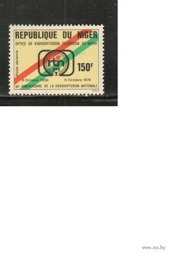 Нигер-1978 (Мих.629) ** , Телевидение(одиночка)