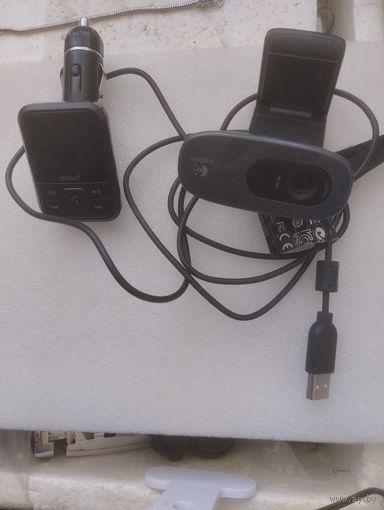 Трансмиттер FM автомобильный и регистратор.