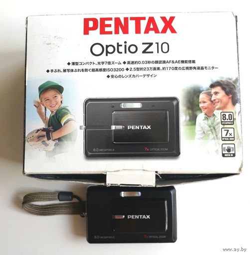 Фотоаппарат PENTAX Optio Z10. 8MP с 7-кратным оптическим зумом. Япония.