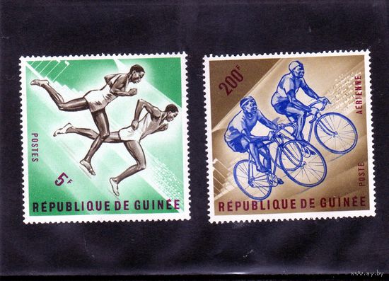 Гвинея.Спорт.Легкая атлетика.Олимпийские игры.Токио.1964.