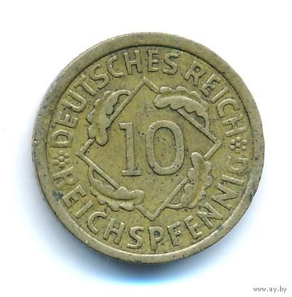 Германия 10 пфеннигов 1935 год А _состояние VF+