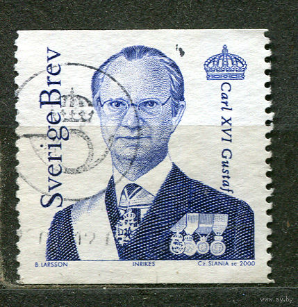 Король Карл XVI Густав. Швеция. 2000