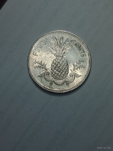Багамские острова 5 центов  2005 года .