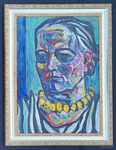 Кищенко А.М. Ранний "Мама", 1970г. Картон, масло. Размер 70х50 см.