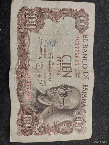 100 песет испания