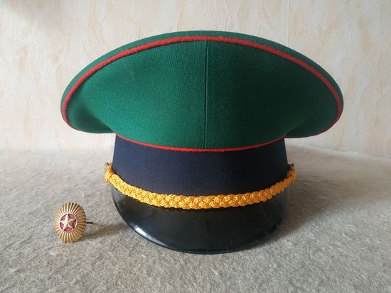Фуражка офицерская повседневная пограничной службы РБ. Размер - 58.