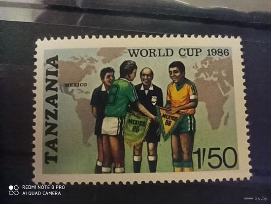 Танзания 1986 г. Чемпионат мира по футболу в Мексике