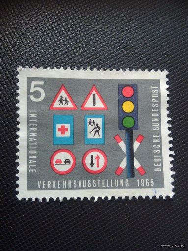 ФРГ. Дорожные знаки. 1965г. гашеная