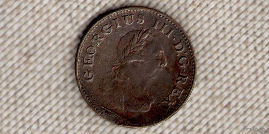 Ирландия 1 фартинг 1806 Георг 3(Oct)