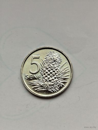 5 сене Самоа.
