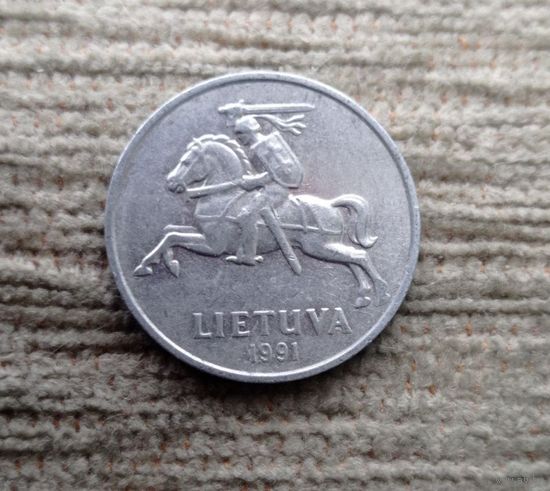 Werty71 Литва 5 центов 1991 Погоня