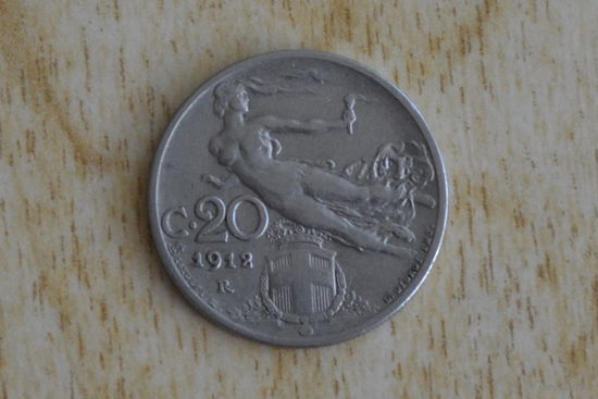 Италия 20 чентезимо 1912 с 1 руб