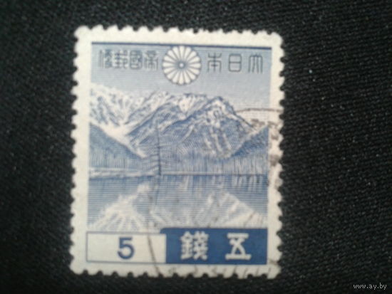 Япония, 1939. Озеро Тайсё и горы