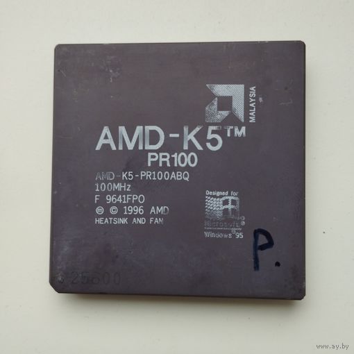 Керамический Ретро процессор AMD-K5-PR100ABQ.