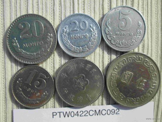 Лот иностранных монет 92