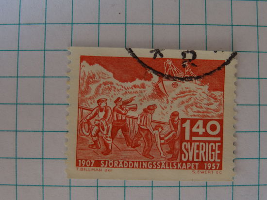 50-летияе Шведского общества спасения на море. 1957
