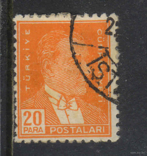 Турция Респ 1954 Ататюрк Стандарт #A1377A