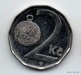 ЧЕШСКАЯ РЕСПУБЛИКА. 2 КРОНЫ 2004.