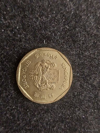 1 доллар сингапур 1987