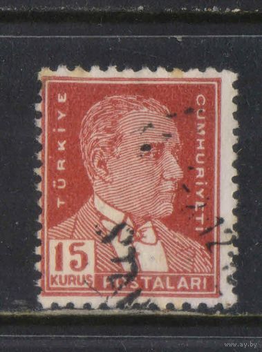 Турция Респ 1954 Ататюрк Стандарт #1383A