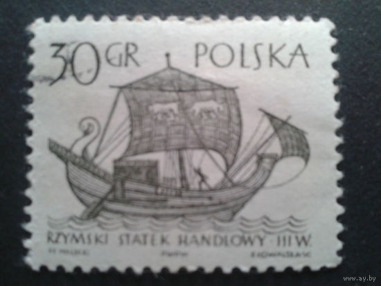 Польша 1965 стандарт, римское судно 3 век