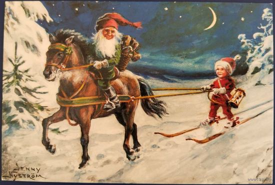 Гном верхом на лошади. Д.Нистрем. Россия. 2016 г.