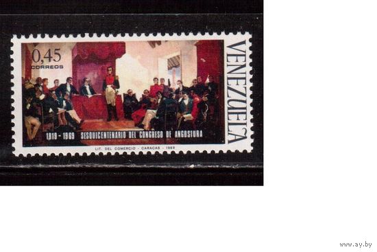 Венесуэла-1969, (Мих.1779) **, Конгресс (одиночка)