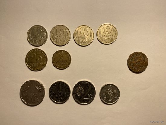 Монеты СССР и др.