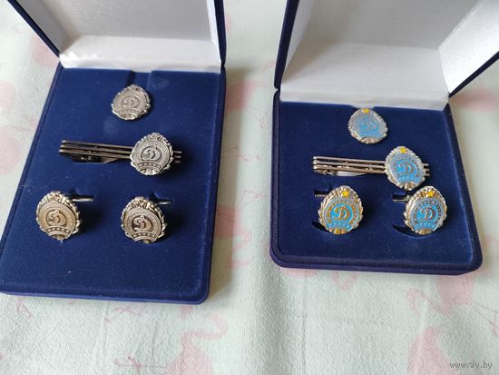 Набор Динамо Минск (значок, запонки и зажим для галстука)