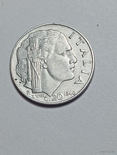 Италия 10 чентезимо 1940 года . R