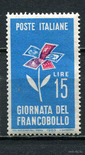 Италия - 1963 - День почтовой марки - [Mi. 1155] - полная серия - 1 марка. MNH.  (Лот 15Gs)-T41P15