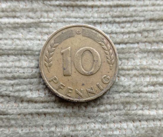 Werty71 Германия ФРГ 10 пфеннигов 1949 G