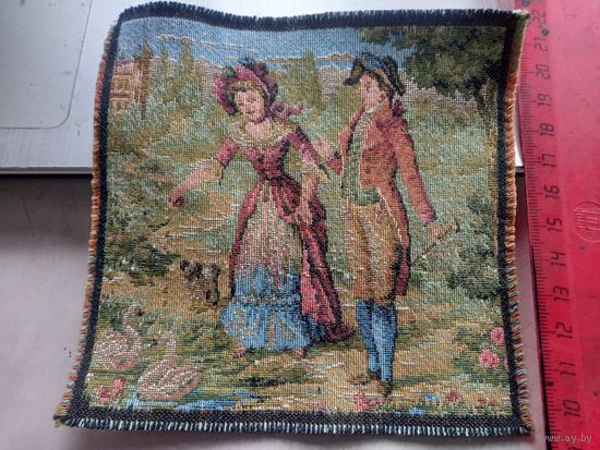 Панно, гобелен вышитый в рамку Франция
