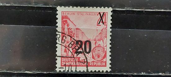 РАСПРОДАЖА ГЕРМАНИЯ. 1954г. ГДР. НАДП. Гаш.
