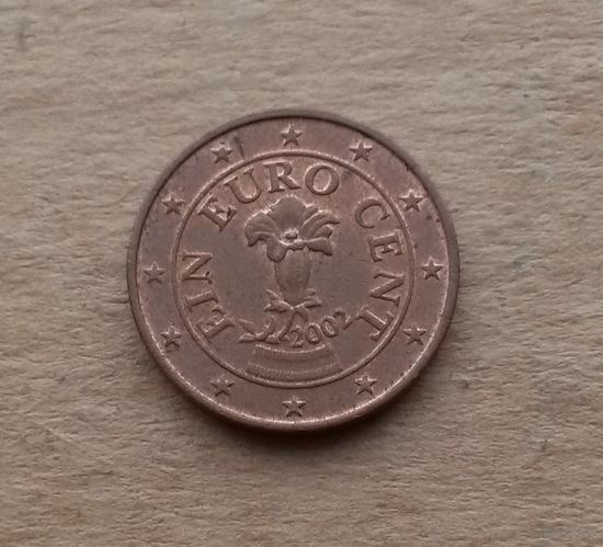 Австрия, 1 евроцент 2002 г.