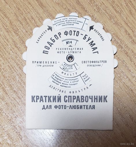 Краткий справочник фотолюбителя