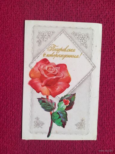 Поздравление с Новорожденным! Александров 1977 г.