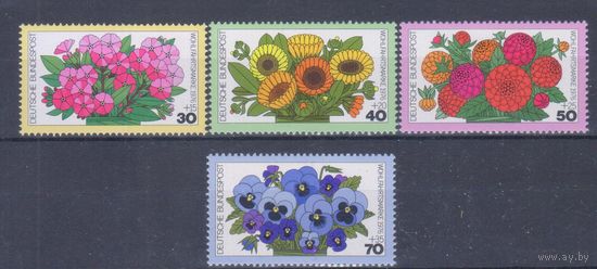 [2435] Германия,ФРГ 1976. Флора.Цветы. СЕРИЯ MNH