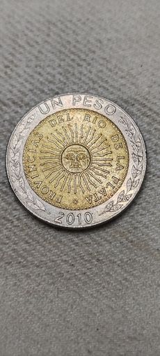 Аргентина 1 песо 2010