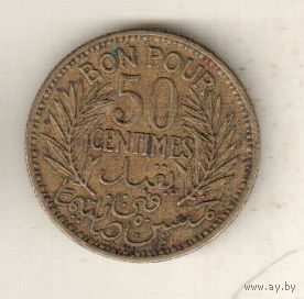Тунис 50 сантим 1941