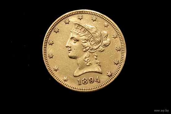 10 доларов 1894 г. США, Гровер Кливленд