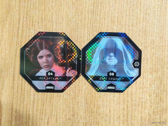 Фишки Звёздные войны - Галактическая коллекция Star Wars 2016 - цена за 1 шт