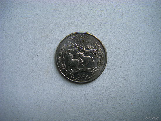 Квотер (25 центов) США 2006г. НЕВАДА. Р.