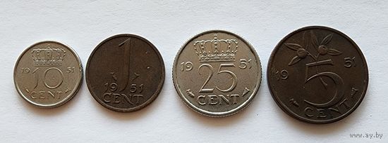 Нидерланды годовой набор  1951