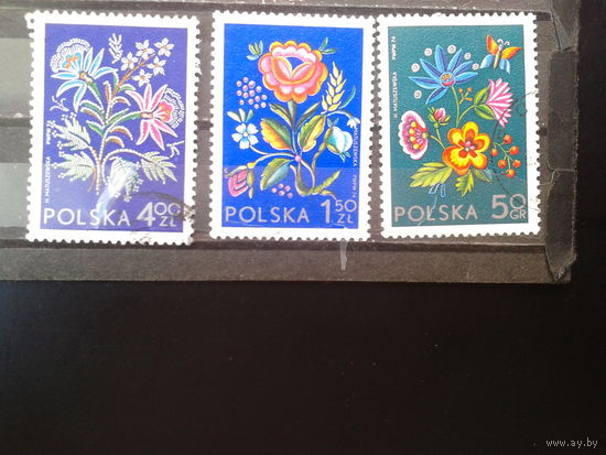 Польша 1974, Международная выставка марок, вышивка