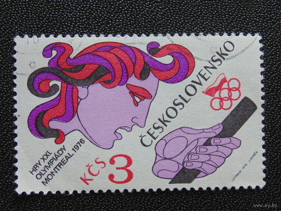 Чехословакия 1976 г. Спорт.